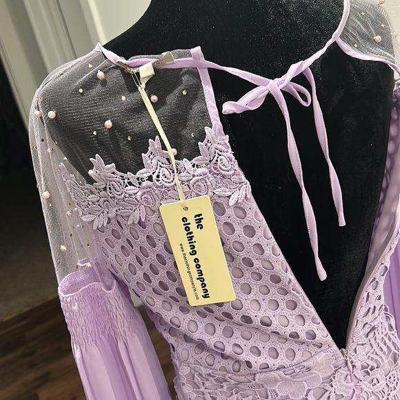 light purple mini dress - Picture 3 of 4